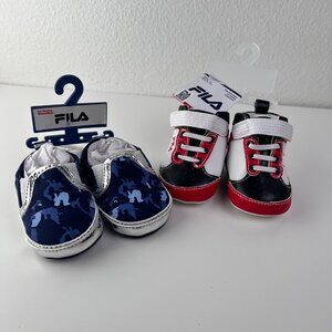 Baby FILA Shoe - 0-6mon - 2pk NEW